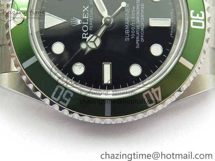 MiroTime 0421 Effortless Submariner 16610 LV Kermit Green 904L Steel ARF1:1 Best Edition on SS Bracelet SH 2577
